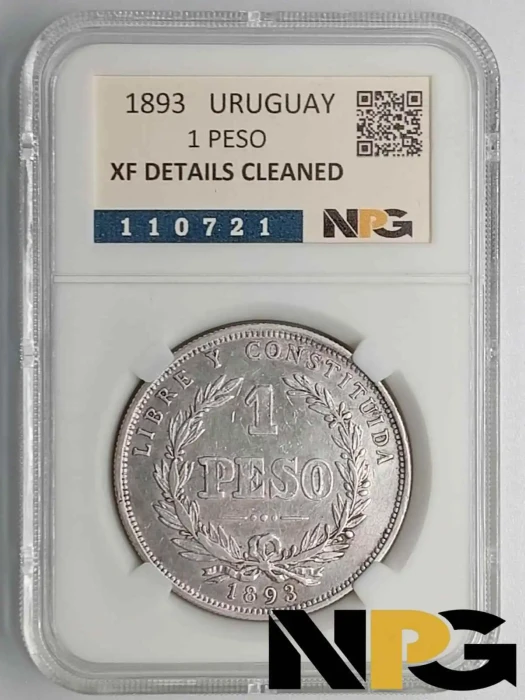 1893 Uruguay 1 Peso