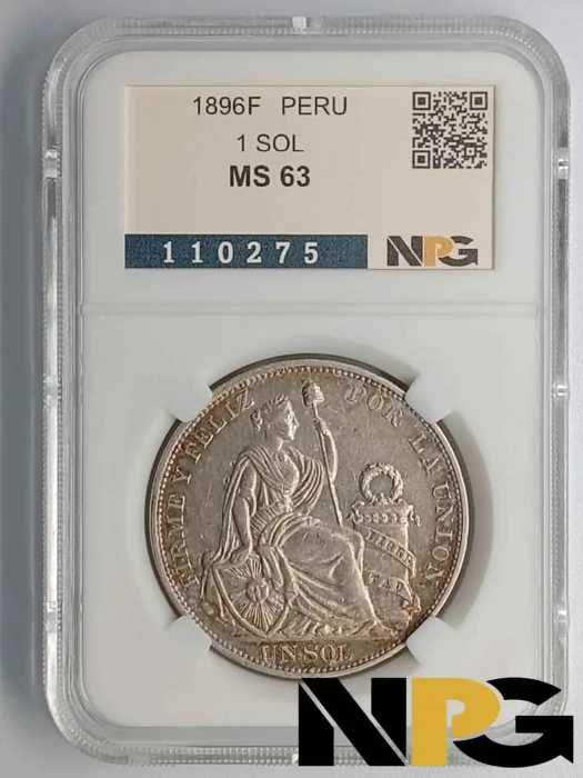 1896F Peru 1 SOL