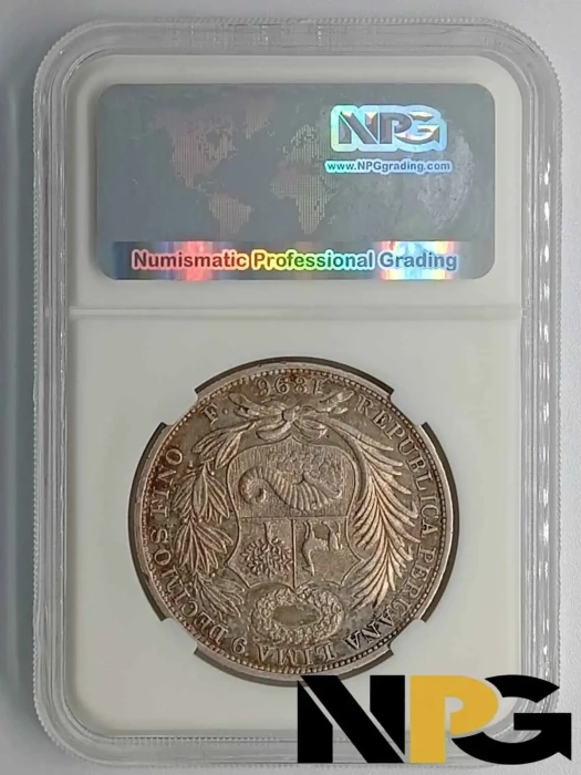 1896f Peru 1 Sol - Peru