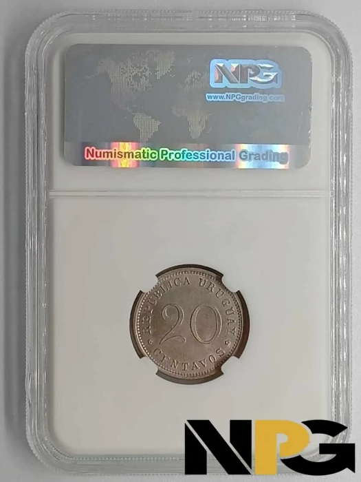 1899 Uruguay 20 Centavos -  1 - Uruguay