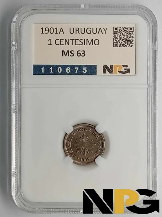 1901A Uruguay 1 Centesimo
