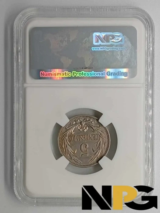 1901a Uruguay 5 Centesimos 1 - Uruguay
