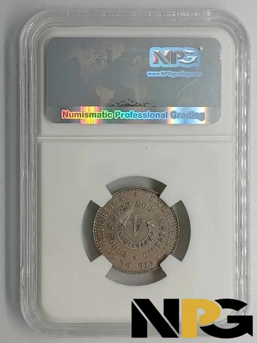 1904 Uruguay 4 Centesimos Unc Details 1 - Uruguay
