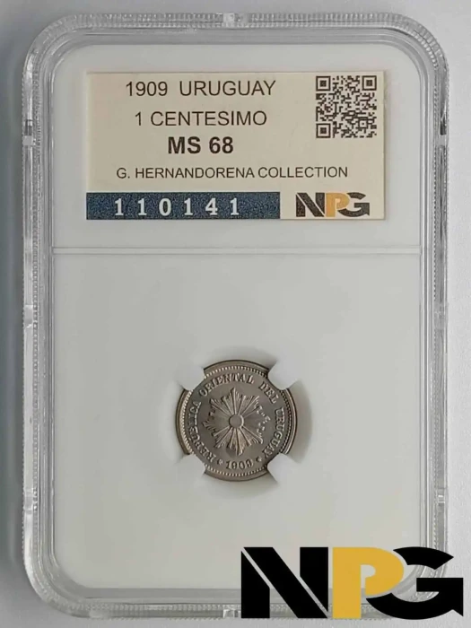 1909 Uruguay 1 Centesimo