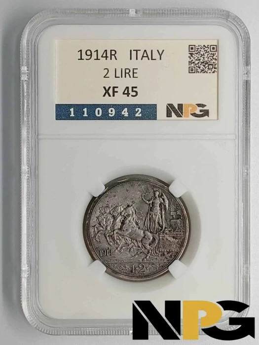 1914R Italy 2 Lire