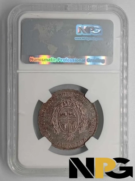 1916 Uruguay 50 Centesimos -  1 - Uruguay