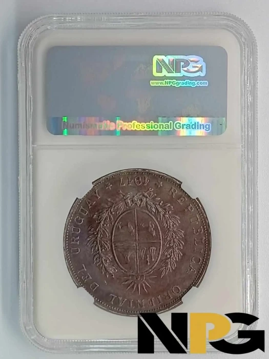 1917 Uruguay 1 Peso -  1 - Uruguay