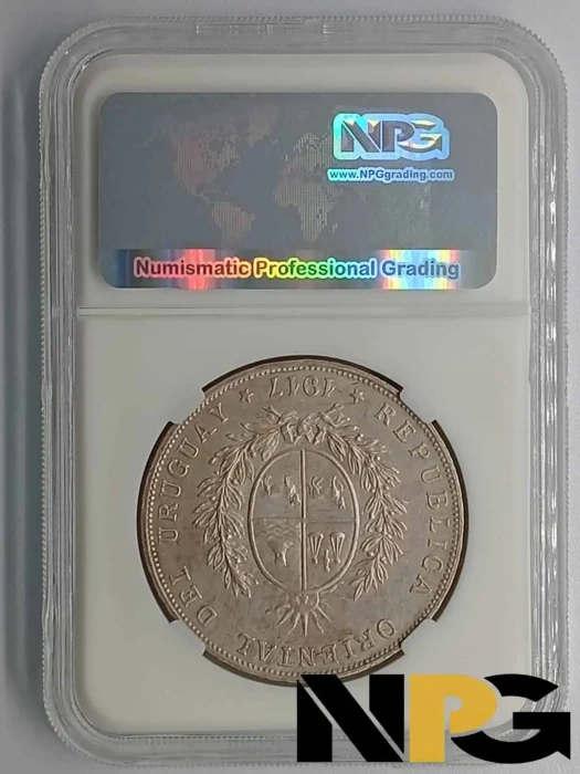 1917 Uruguay 1 Peso -  1 - Uruguay