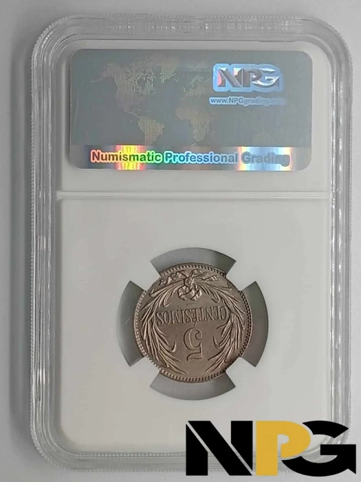 1924 Uruguay 5 Centesimos -  1 - Uruguay