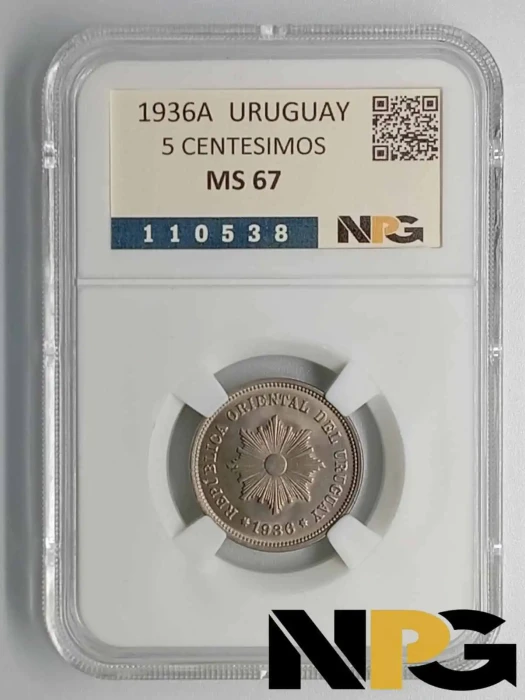 1936A Uruguay 5 Centesimos