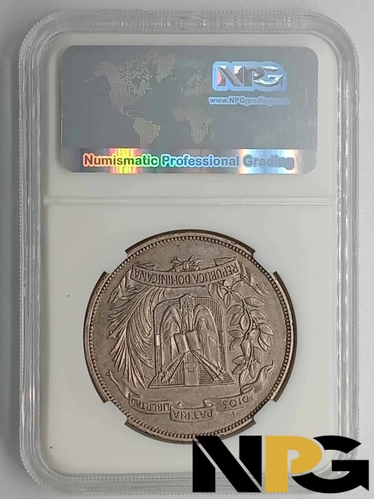 1939 Dominican R 1 Peso 1 - Dominican R.