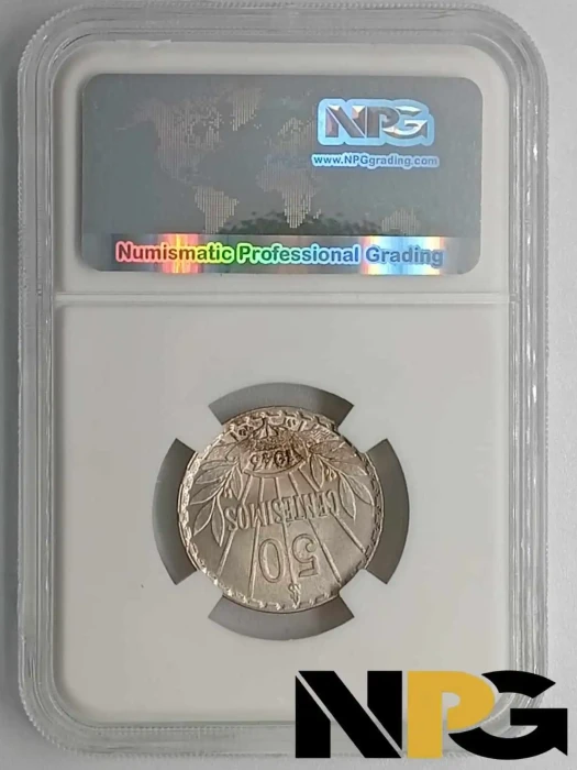 1943so Uruguay 50 Centesimos 1 - Uruguay