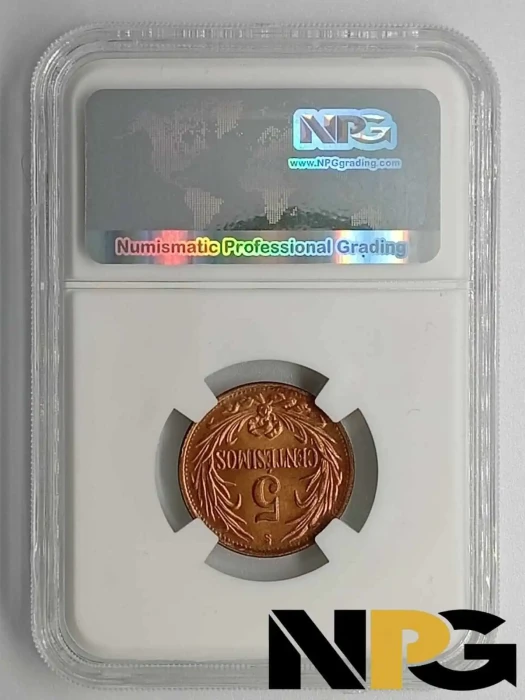 1944so Uruguay 5 Centesimos 1 - Uruguay