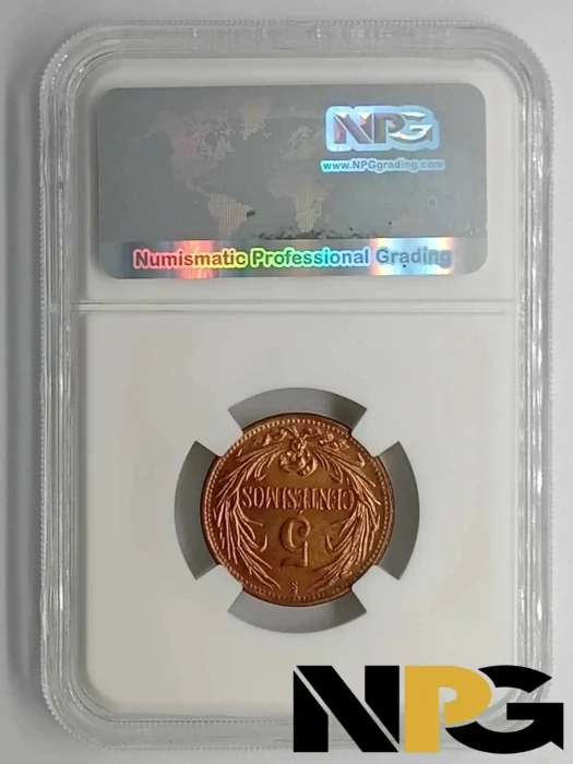 1944so Uruguay 5 Centesimos 1 - Uruguay