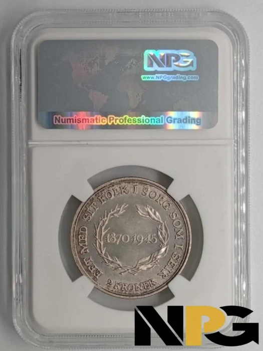 1945 Denmark 2 Krones - Denmark