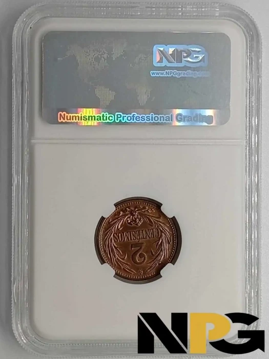 1947so Uruguay 2 Centesimos 1 - Uruguay