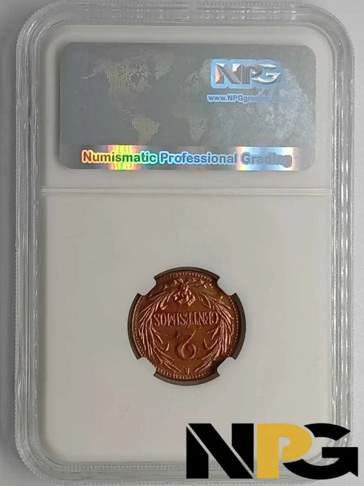 1949so Uruguay 2 Centesimos 1 - Uruguay