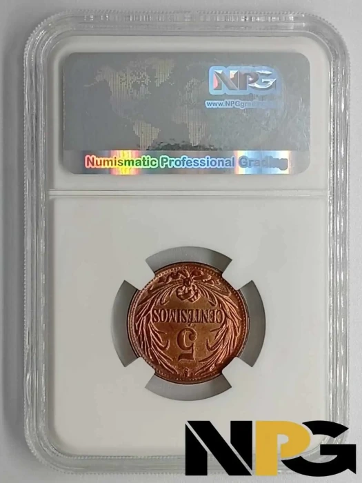 1951s Uruguay 5 Centesimos -  1 - Uruguay