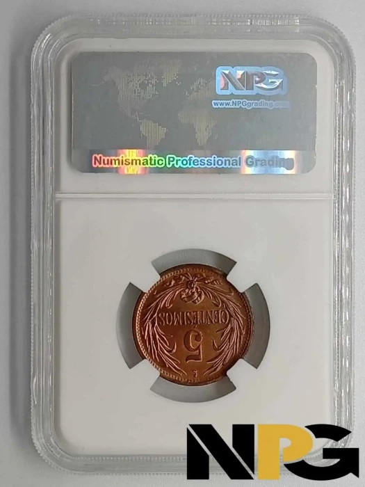 1951so Uruguay 5 Centesimos 1 - Uruguay