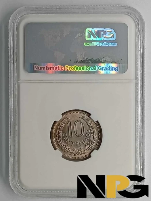1953 Uruguay 10 Centesimos -  1 - Uruguay