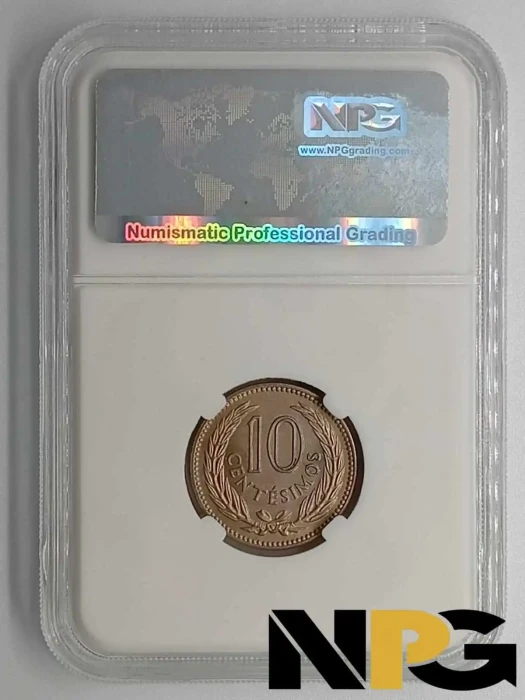 1953 Uruguay 10 Centesimos -  1 - Uruguay