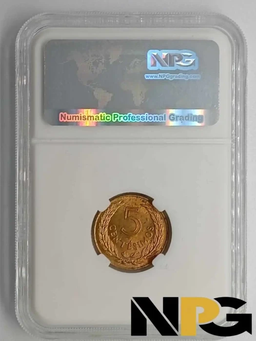 1960 Uruguay 5 Centesimos -  1 - Uruguay