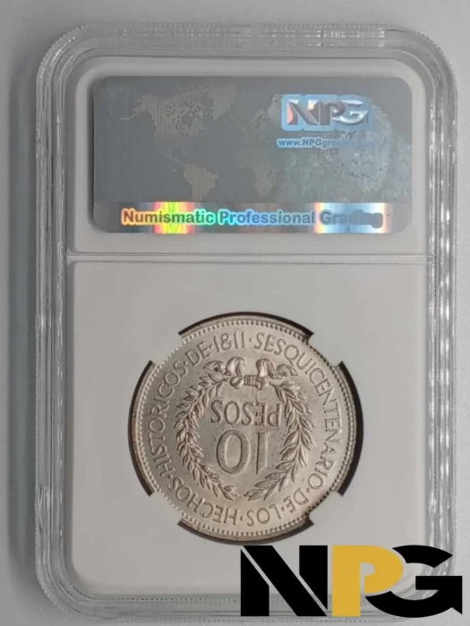 1961 Uruguay 10 Pesos -  1 - Uruguay