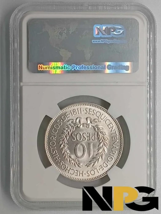 1961 Uruguay 10 Pesos -  1 - Uruguay