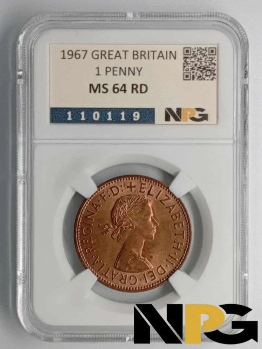 1967 Great Britain 1 Penny