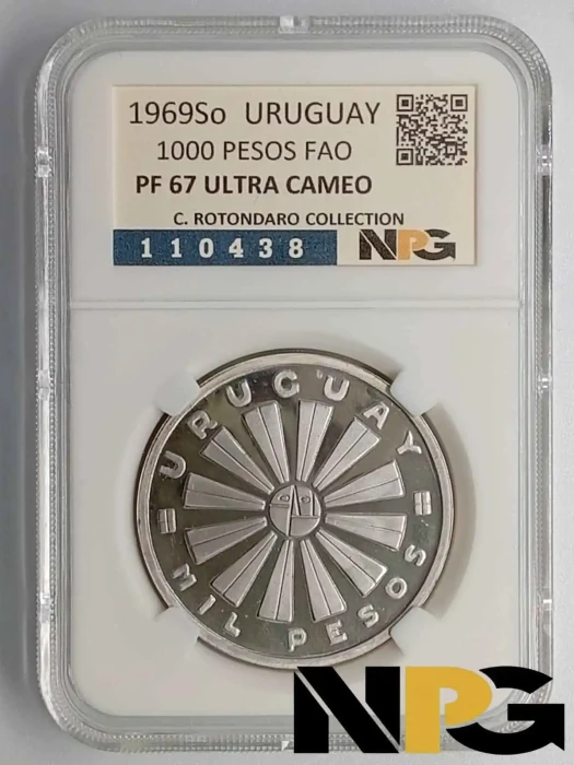 1969So Uruguay 1000 Pesos FAO