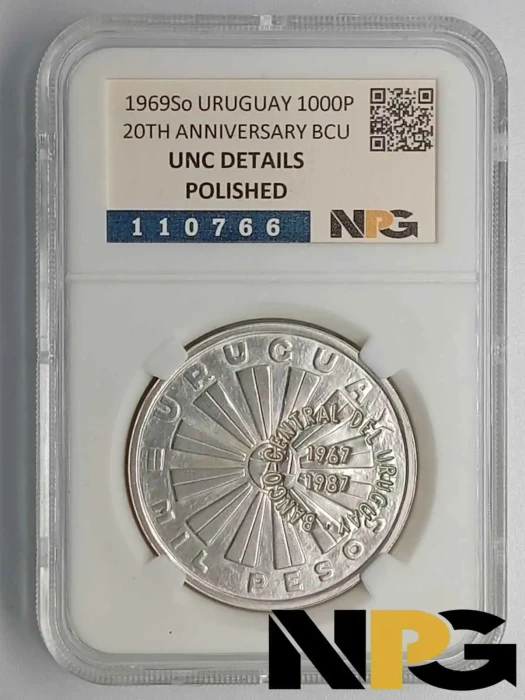 1969So Uruguay 1000 Pesos