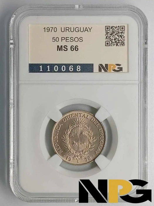 1970 Uruguay 50 Pesos
