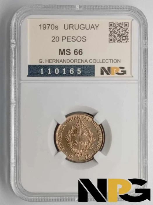 1970s Uruguay 20 Pesos
