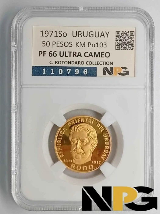 1971So Uruguay 50 Pesos