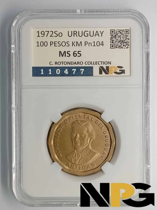 1972 Uruguay  100 PESOS KM Pn104