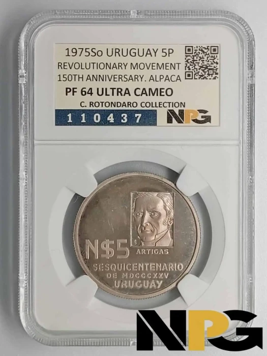 1975So Uruguay  N$ 5