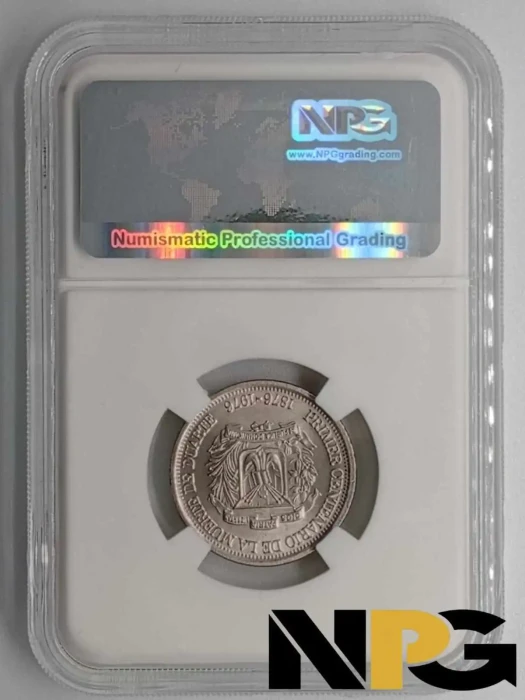 1976 Dominican Republic 25 Centavos -  1 - Dominican Republic