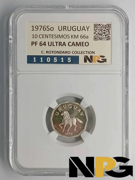 1976So Uruguay 10 Centesimos