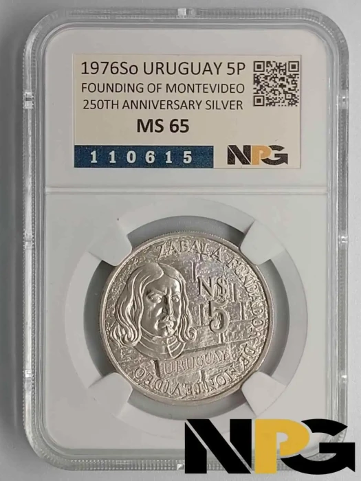 1976So Uruguay  N$ 5