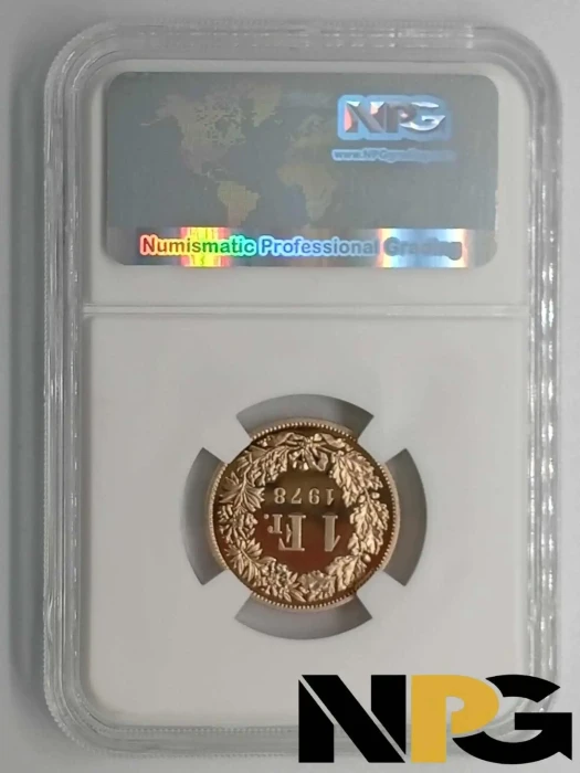 1978 Suiza 1 Franc 1 - Switzerland