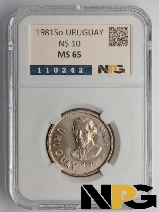 1981 Uruguay  N$ 10