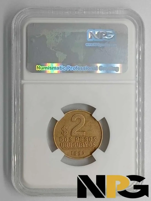 1994 Uruguay 2 Pesos -  1 - Uruguay