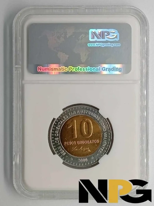 2000 Uruguay 10 Pesos -  1 - Uruguay