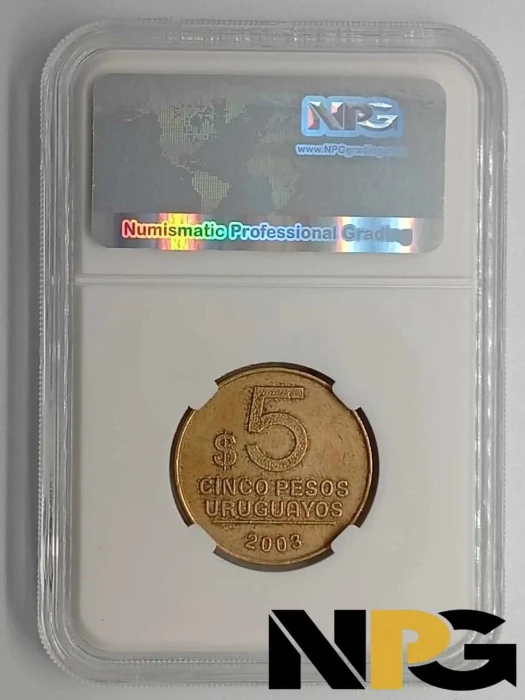 2003 Uruguay 5 Pesos -  1 - Uruguay