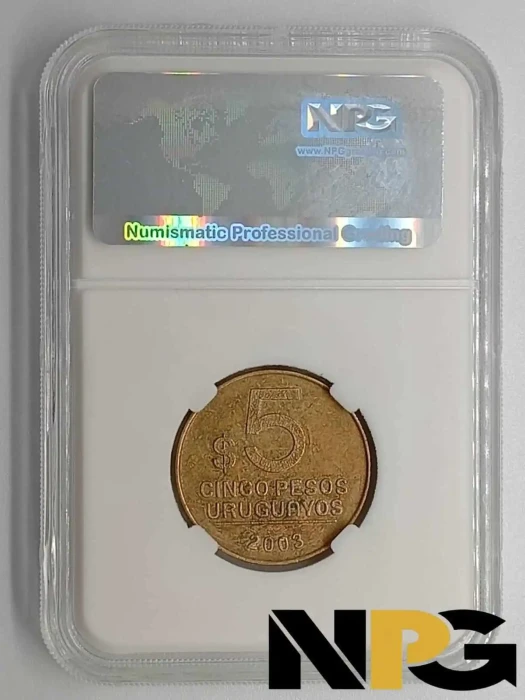 2003 Uruguay 5 Pesos -  1 - Uruguay