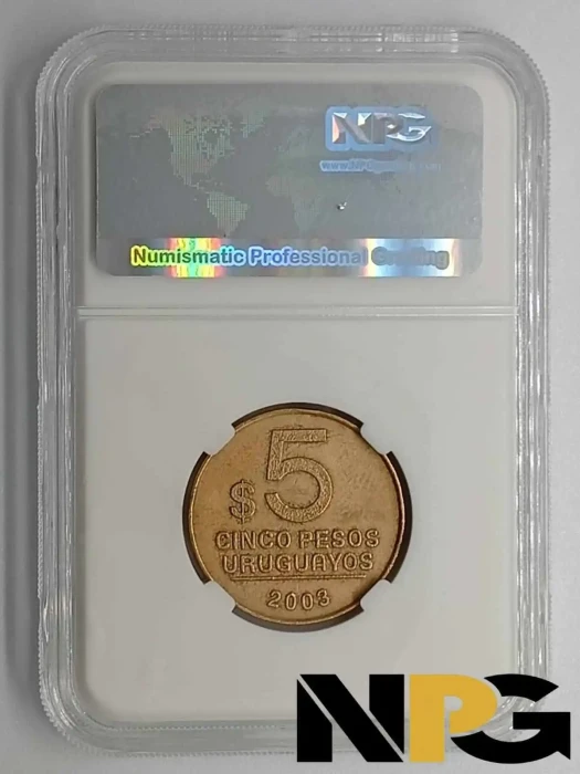 2003 Uruguay 5 Pesos -  1 - Uruguay