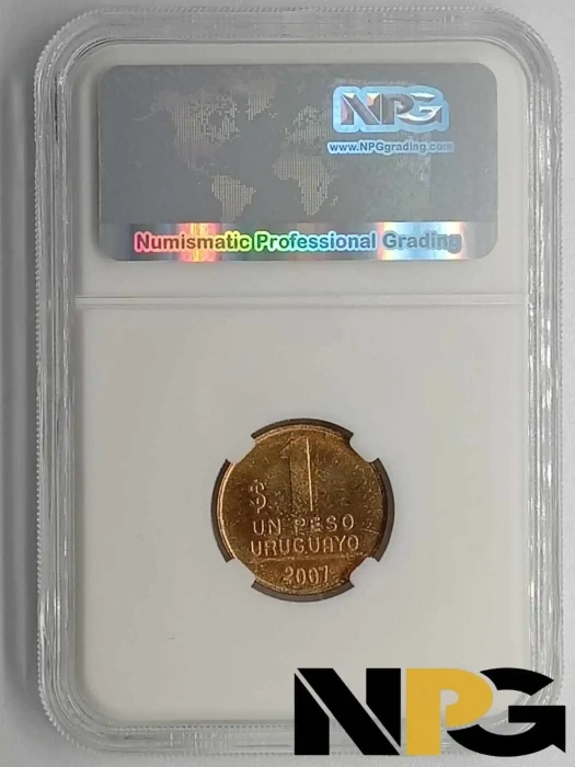 2007 Uruguay 1 Peso -  1 - Uruguay